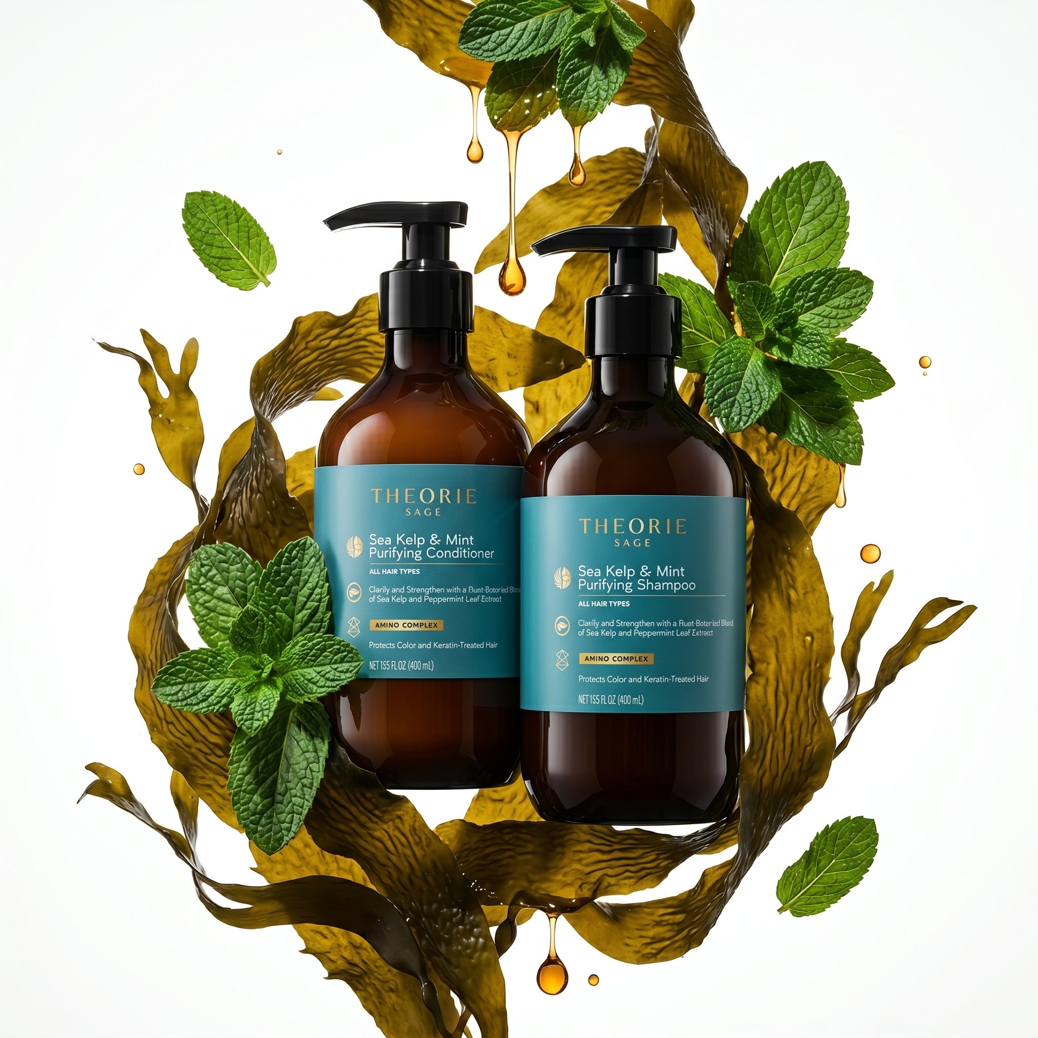 Sea Kelp & Mint Purifying Shampoo & Conditioner Set