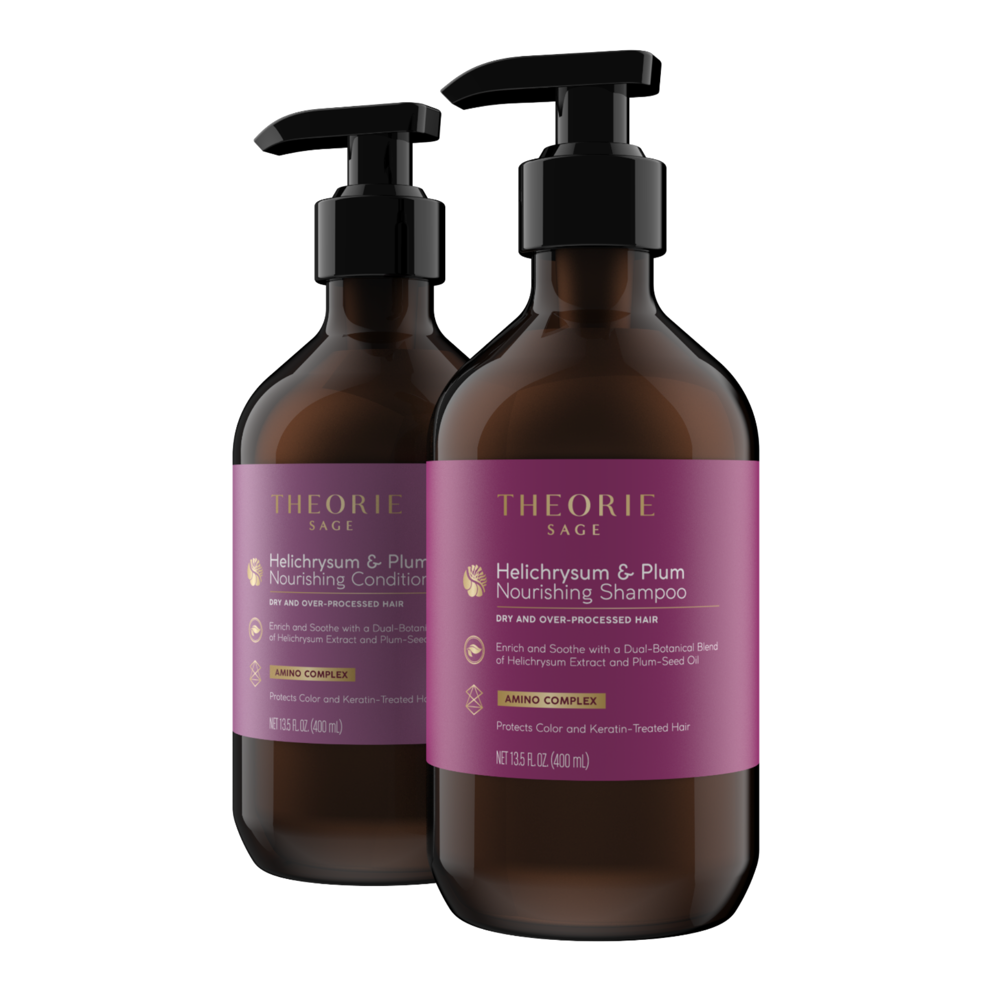 Helichrysum & Plum Nourishing Shampoo & Conditioner Set